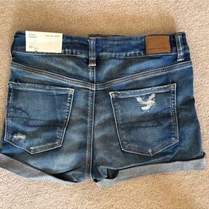 American Eagle Outfitters Distressed Blue Jean Shorts